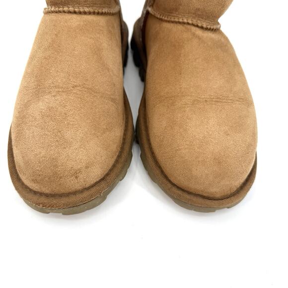 UGG Essential Short 5835 Women's Boots Chestnut Brown Size 7 Retro Y2K - Picture 4 of 10